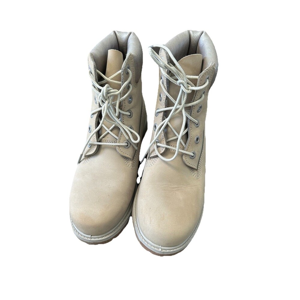 Timberland Boot Women's Premium 6" 200gr Nubuck Leather Waterproof Size 9 M